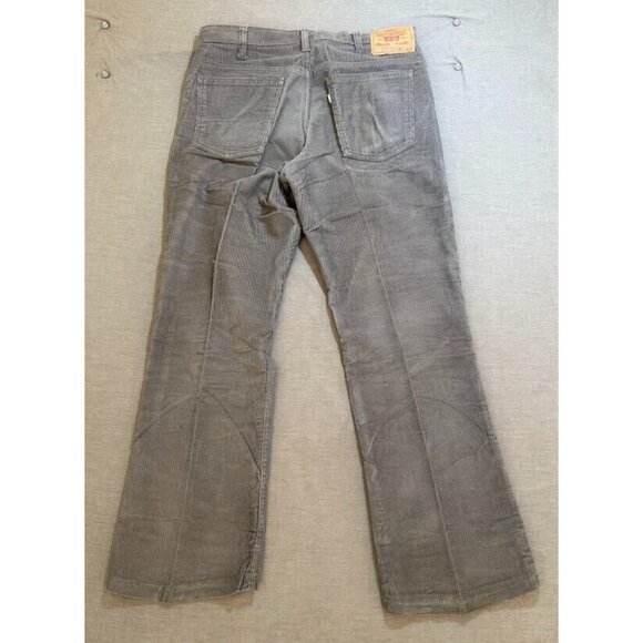 Levi Strauss & CO. 517 1555 Corduroy Jeans Mens 34 Gray Pocketed Men 34X28 USA - Picture 5 of 11